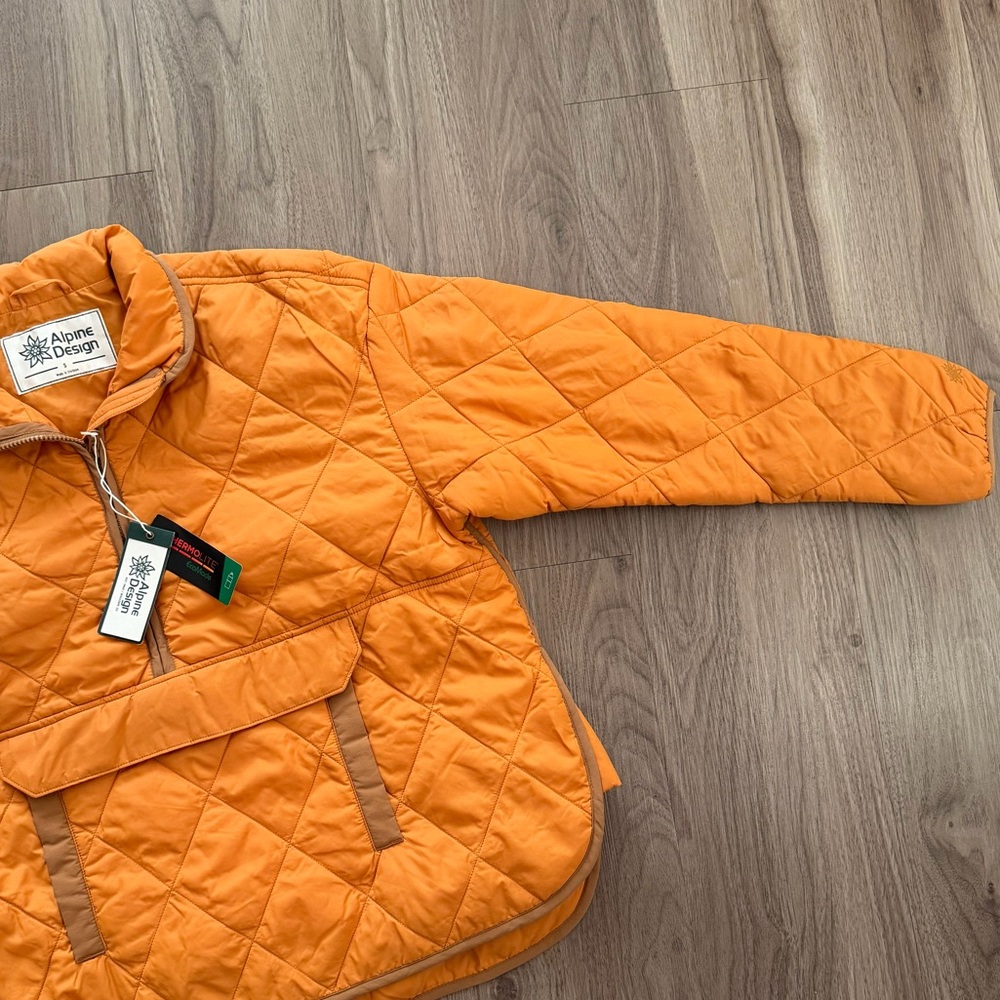 Alpine Design Orange Quilted Jacket - Picture 3 of 8